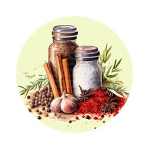ادویه و چاشنی طبیعی و سنتی